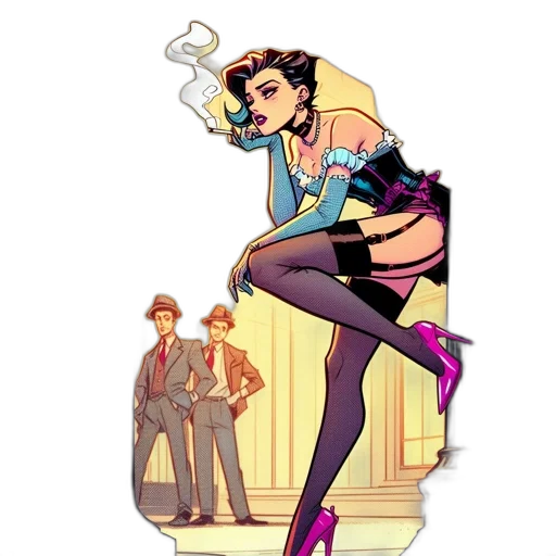 staff, comic book art, concept art, cartoon, pixel art, neon lights, city street, pastel transparent PNG cut-out