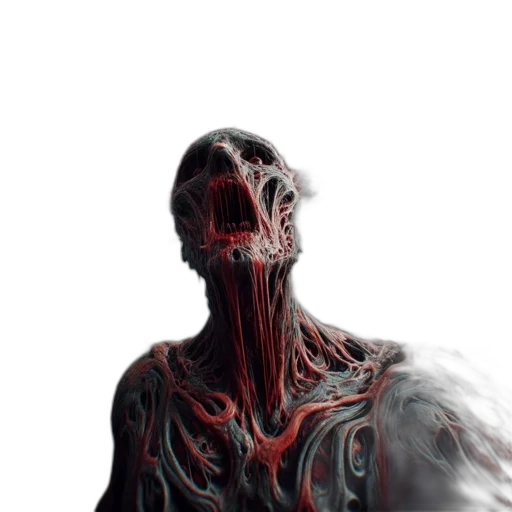 creature, face, mask, dress, concept art, 3d render, comic book art, photorealistic transparent PNG cut-out