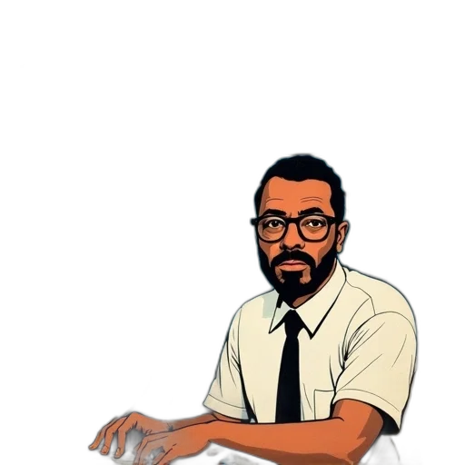 staff, cartoon, comic book art, pixel art, concept art, vintage, album, cover transparent PNG cut-out