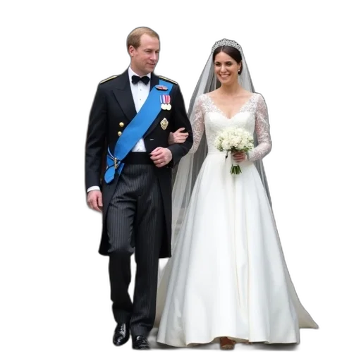 crown, dress, staff, jewelry, bride, white, wedding, long transparent PNG cut-out