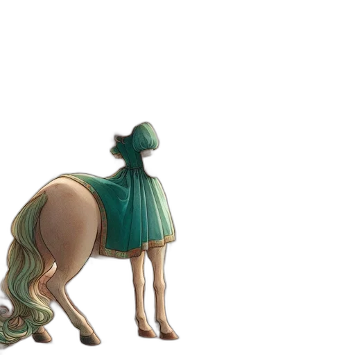 dress, hat, animal, creature, concept art, 3d render, fantasy art, photorealistic transparent PNG cut-out