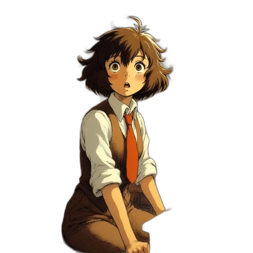 staff, dress, face, animal, anime, concept art, pixel art, cartoon transparent PNG cut-out