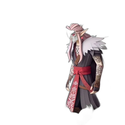 dragon, sword, weapon, staff, concept art, fantasy art, 3d render, anime transparent PNG cut-out