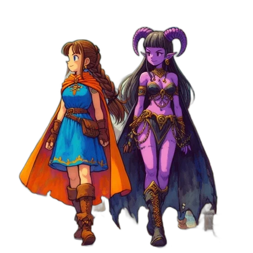 concept art, fantasy art, pixel art, watercolor, colorful, dark, pastel, blue transparent PNG cut-out