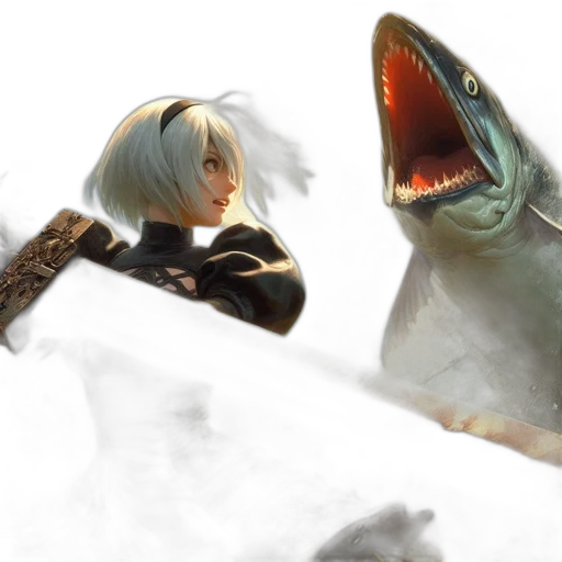 creature, dragon, sword, weapon, concept art, fantasy art, photorealistic, 3d render transparent PNG cut-out