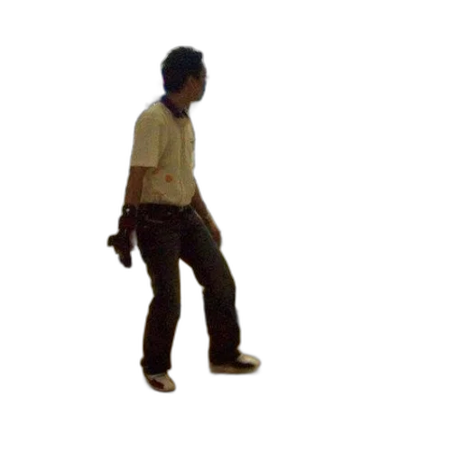 staff, robot, jacket, shoes, 3d render, pixel art, concept art, photorealistic transparent PNG cut-out
