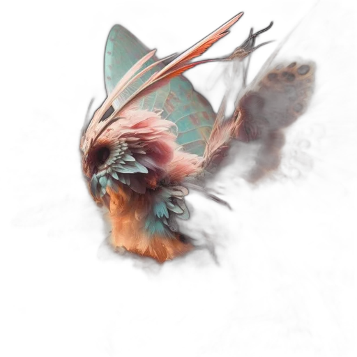 dragon, creature, mask, animal, concept art, fantasy art, photorealistic, watercolor transparent PNG cut-out