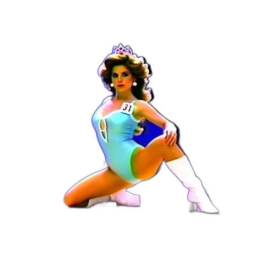 crown, dress, staff, pixel art, vaporwave, concept art, cartoon, neon lights transparent PNG cut-out
