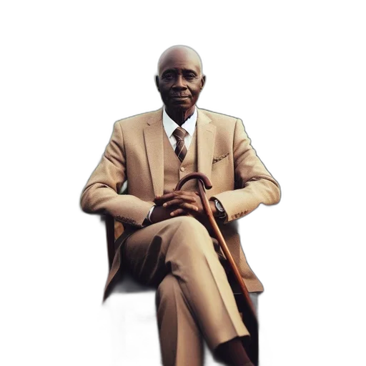 jacket, staff, face, concept art, photorealistic, comic book art, pixel art, earth tones transparent PNG cut-out