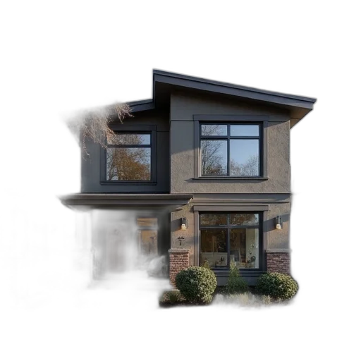 building, furniture, 3d render, photorealistic, concept art, fog, bedroom, home transparent PNG cut-out