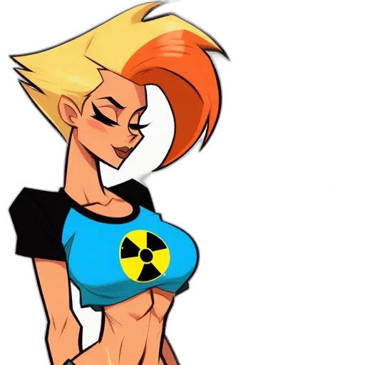 cartoon, comic book art, pixel art, concept art, image, displays, animated, female transparent PNG cut-out