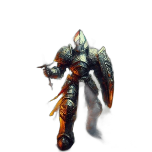 robot, weapon, creature, dragon, concept art, fantasy art, 3d render, pixel art transparent PNG cut-out
