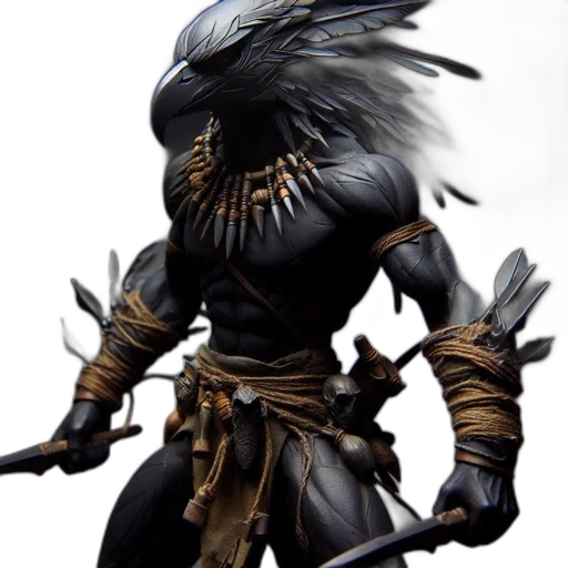 dragon, staff, mask, sword, concept art, fantasy art, 3d render, comic book art transparent PNG cut-out