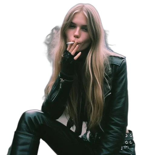 jacket, face, hair, photorealistic, concept art, cartoon, cyberpunk, dark transparent PNG cut-out