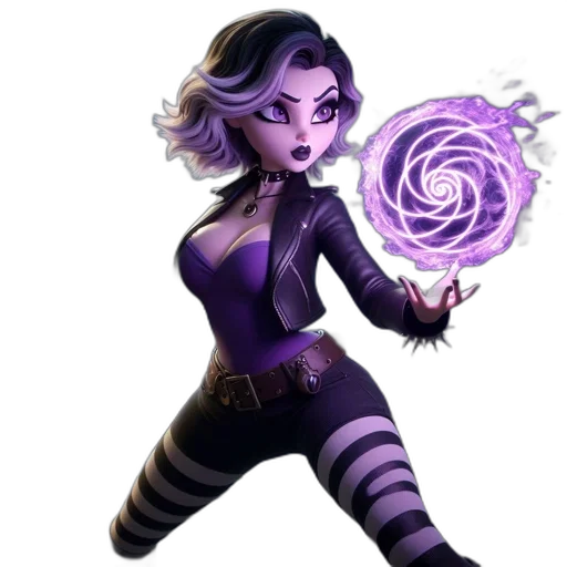 staff, fantasy art, concept art, comic book art, pixel art, dark, animated, female transparent PNG cut-out