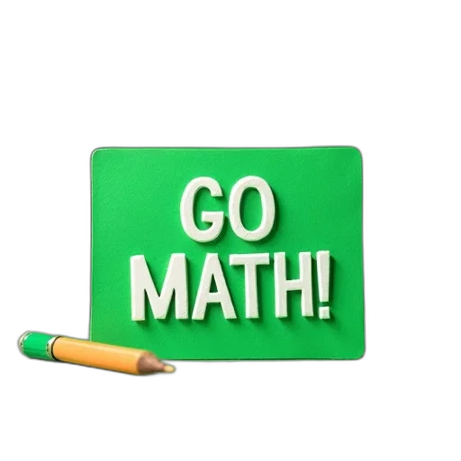 second, image, shows, close-up, green, math, sign, background transparent PNG cut-out