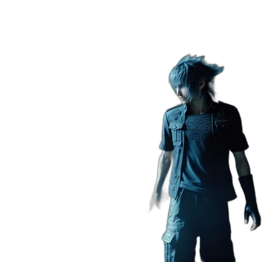 creature, robot, weapon, jacket, 3d render, concept art, cyberpunk, vaporwave transparent PNG cut-out