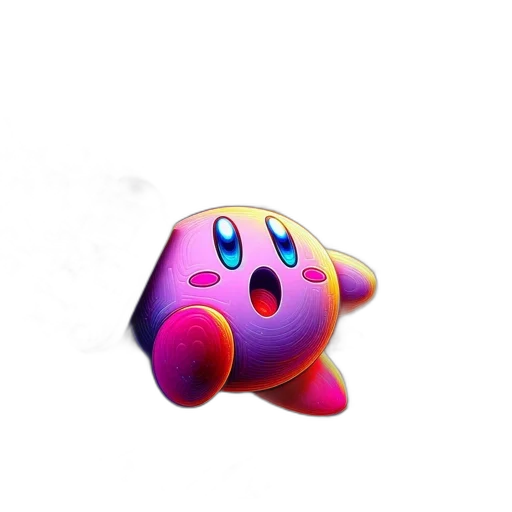 animal, creature, weapon, mask, 3d render, vaporwave, concept art, pixel art transparent PNG cut-out