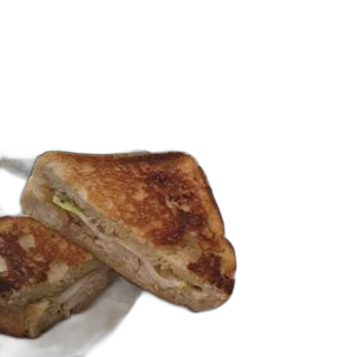 food, jacket, 3d render, grilled, cheese, sandwich, lettuce, white transparent PNG cut-out