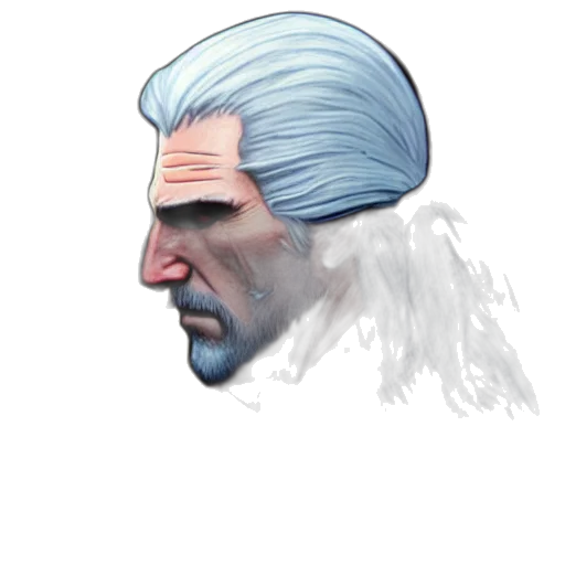 face, hair, mask, staff transparent PNG cut-out