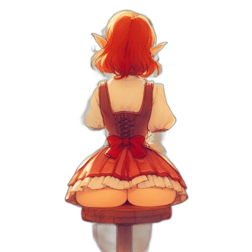 dress, crown, robot, staff, watercolor, concept art, pixel art, anime transparent PNG cut-out