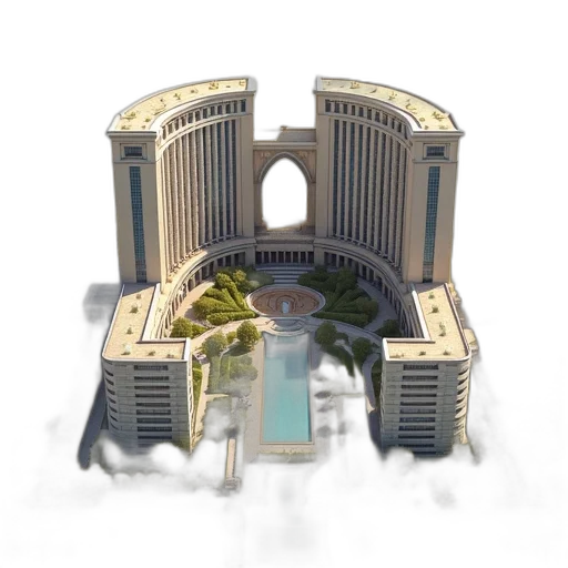 building, 3d render, photorealistic, concept art, pixel art, detailed, architectural, blueprint transparent PNG cut-out
