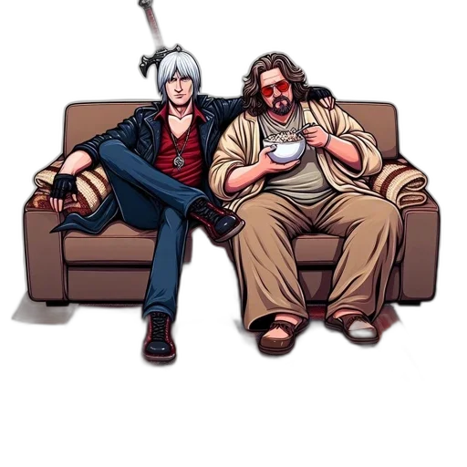 furniture, sword, pixel art, comic book art, concept art, cartoon, two, animated transparent PNG cut-out
