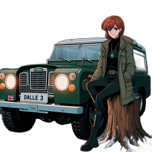 car, jacket, weapon, animal, concept art, anime, comic book art, pixel art transparent PNG cut-out