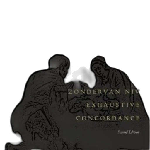 cover, zondervan, niv, exhaustive, concordance, featuring, black, background transparent PNG cut-out
