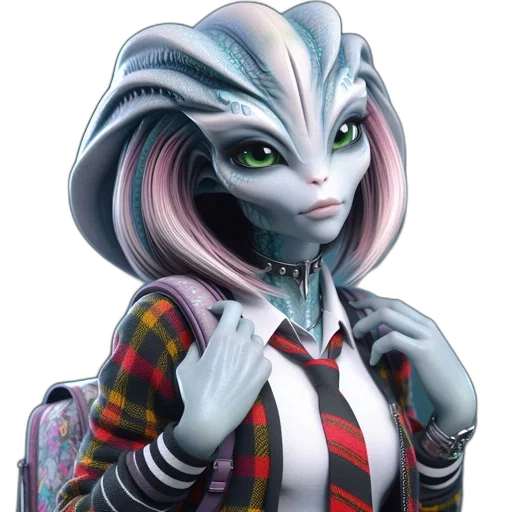 jacket, creature, robot, face, concept art, fantasy art, cartoon, comic book art transparent PNG cut-out