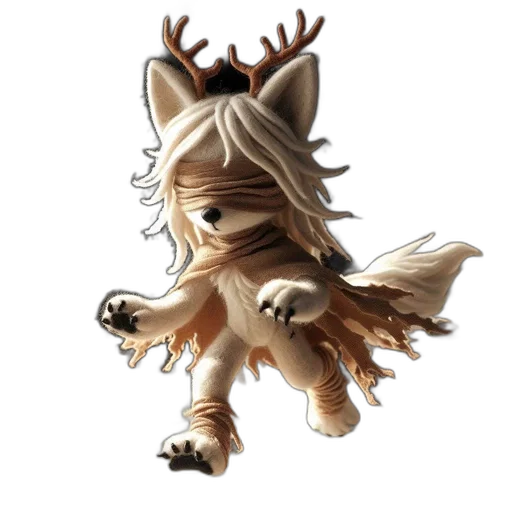 creature, dragon, animal, mask, fantasy art, concept art, 3d render, pixel art transparent PNG cut-out