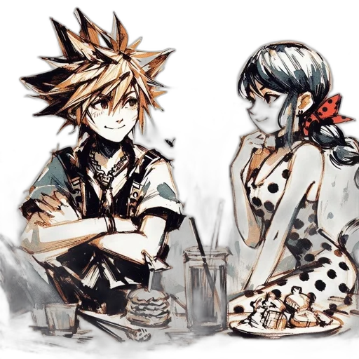jewelry, concept art, fantasy art, anime, pixel art, monochrome, dark, blue transparent PNG cut-out