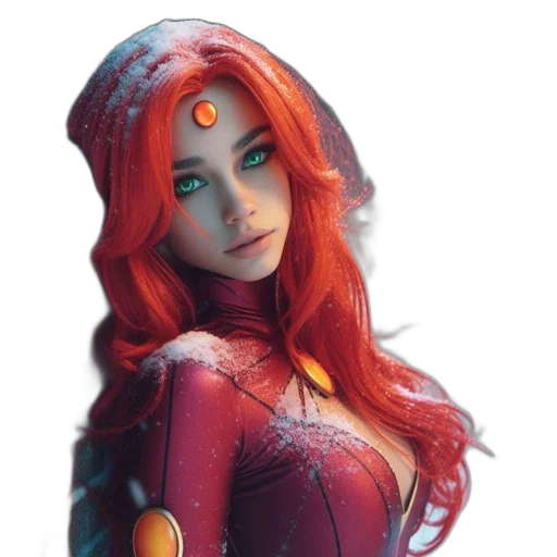 jewelry, face, comic book art, concept art transparent PNG cut-out