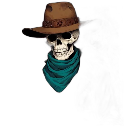 hat, mask, staff, jacket, concept art, fantasy art, photorealistic, pixel art transparent PNG cut-out