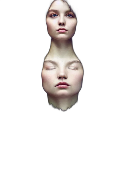 face, mask, crown, creature transparent PNG cut-out