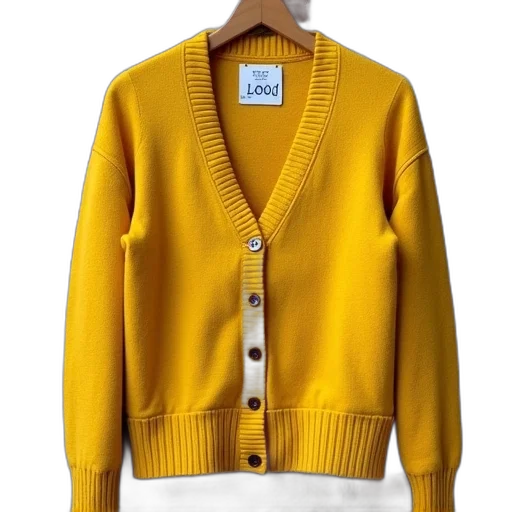 jacket, golden, monochrome, earth tones, colorful, yellow, cardigan, ribbed transparent PNG cut-out