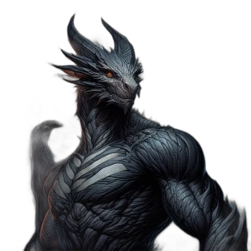 dragon, creature, animal, mask, concept art, fantasy art, comic book art, photorealistic transparent PNG cut-out