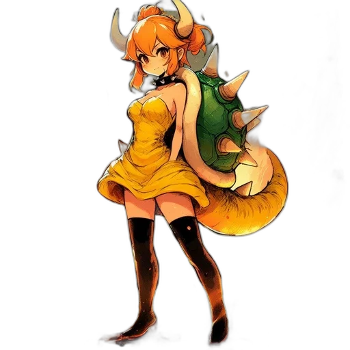 dragon, dress, animal, creature, concept art, pixel art, fantasy art, watercolor transparent PNG cut-out