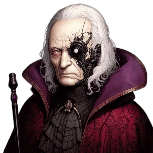 mask, face, staff, fantasy art, concept art, photorealistic, comic book art, dark transparent PNG cut-out