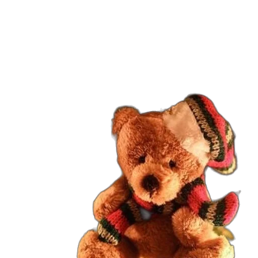 staff, hat, jewelry, photorealistic, 3d render, teddy, bear, ornament transparent PNG cut-out