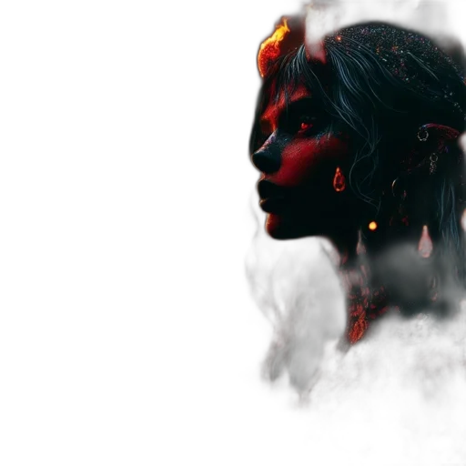 face, mask, dragon, crown, concept art, fantasy art, photorealistic, 3d render transparent PNG cut-out