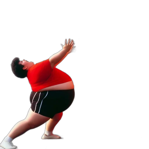 food, creature, dress, 3d render, concept art, photorealistic, man, red transparent PNG cut-out