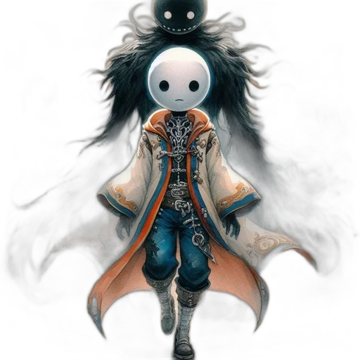 mask, robot, creature, staff transparent PNG cut-out