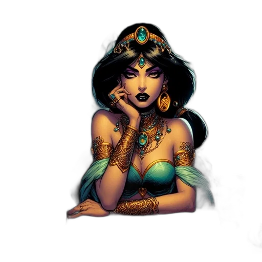 jewelry, crown, fantasy art, concept art, comic book art, pixel art, woman, cafe transparent PNG cut-out