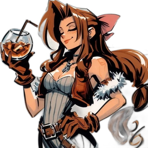 staff, fantasy art, concept art, pixel art, comic book art, animated, female, character transparent PNG cut-out