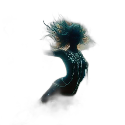 hair, mask, creature, dress, concept art, fantasy art, comic book art, pixel art transparent PNG cut-out