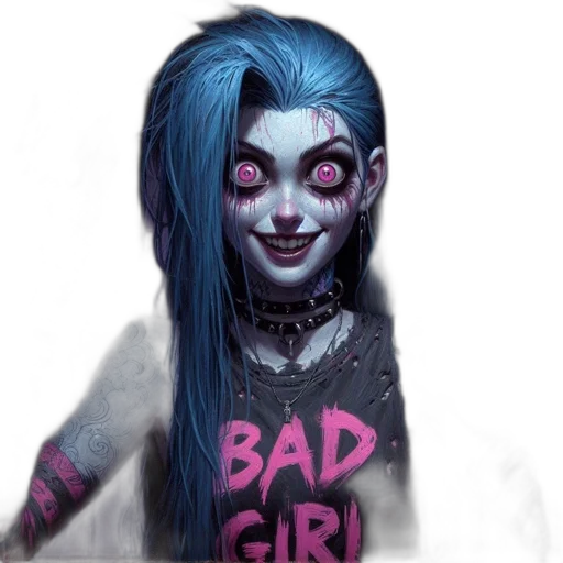 face, concept art, fantasy art, comic book art, photorealistic, character, blue, hair transparent PNG cut-out