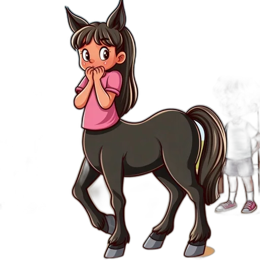 animal, creature, staff, anime, cartoon, concept art, pixel art, children transparent PNG cut-out