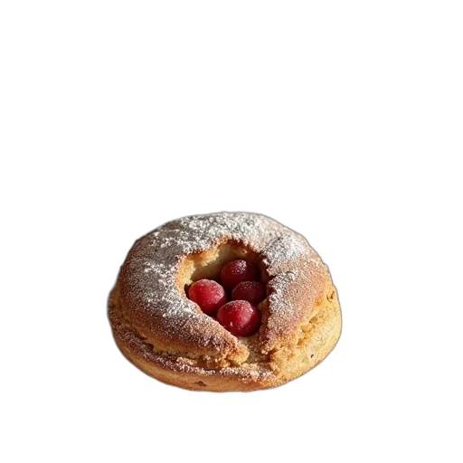 food, crown, hat, jewelry, photorealistic, 3d render, degani, bakery transparent PNG cut-out