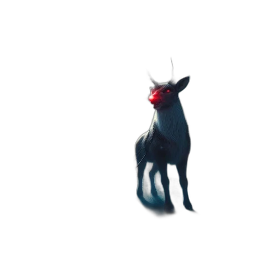 animal, creature, mask, staff, concept art, 3d render, pixel art, fantasy art transparent PNG cut-out